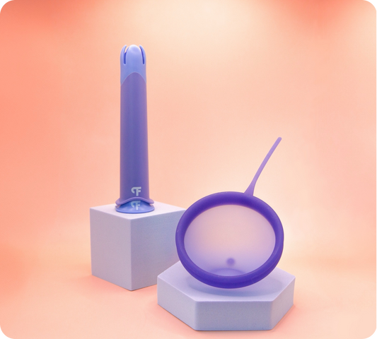 Disco Menstrual Reutilizable con Aplicador