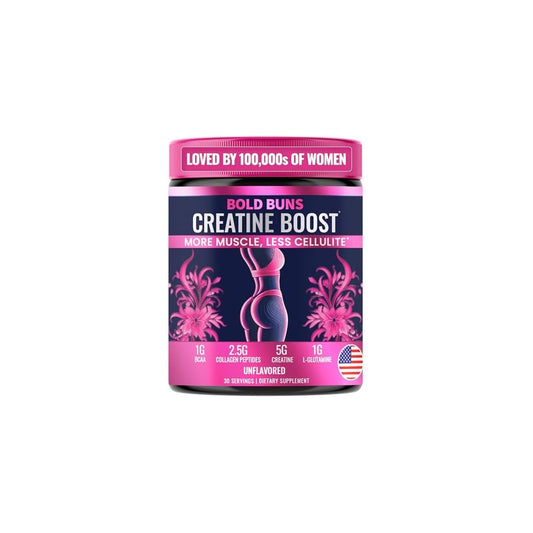 Bold Buns Creatine Boost: Aumenta Gluteos y Elimina Celulitis