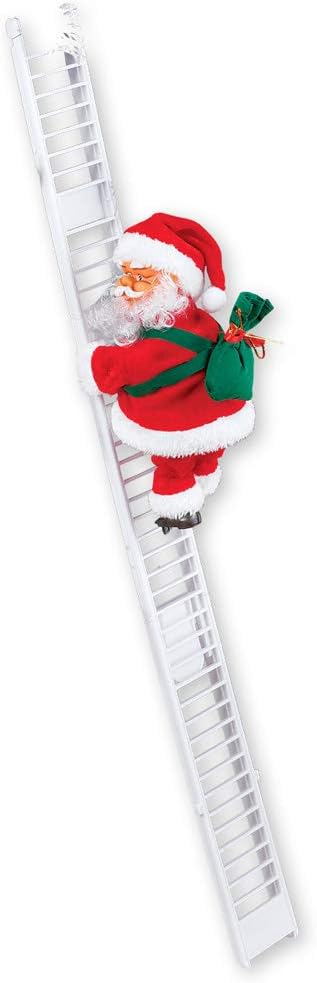 Papa Noel subiendo las Escaleras