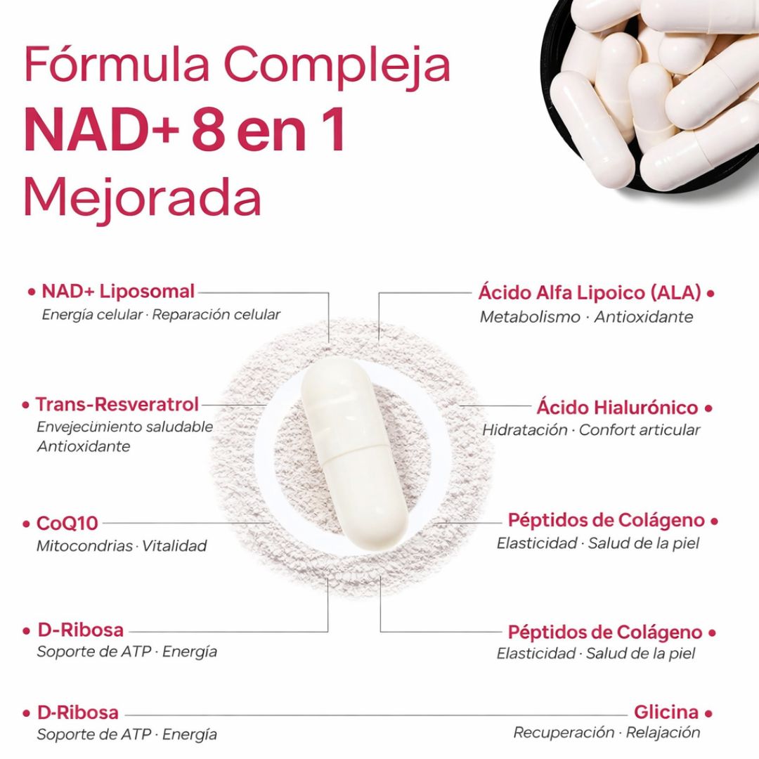 Selerb 8-in-1 NAD+ Cellular Renewal Formula - 🧬 Ciencia avanzada para rejuvenecer tus células desde adentro y reflejarlo en tu piel