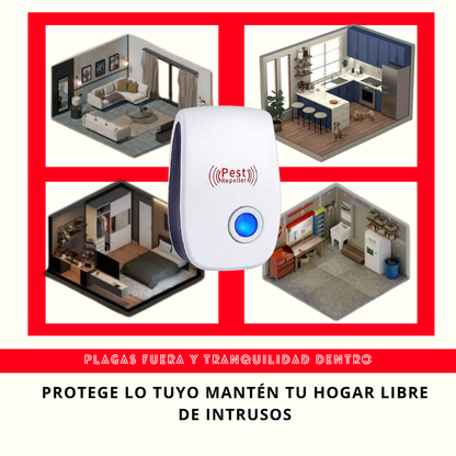 Repelente Ultrasónico™:Deshazte de Plagas Molestas