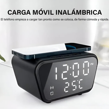Cargador, Despertador y Termómetro™:Tecnología inteligente que sorprende