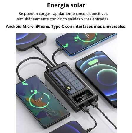 ☀️ SolarBoost Pro™ :⚡ ¡Cárgalo Todo, Donde Sea y Sin Cables!