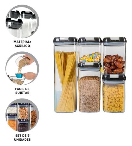 FreshBox Pro:🧺 ¡Organiza tu cocina como una profesional con este kit hermético!