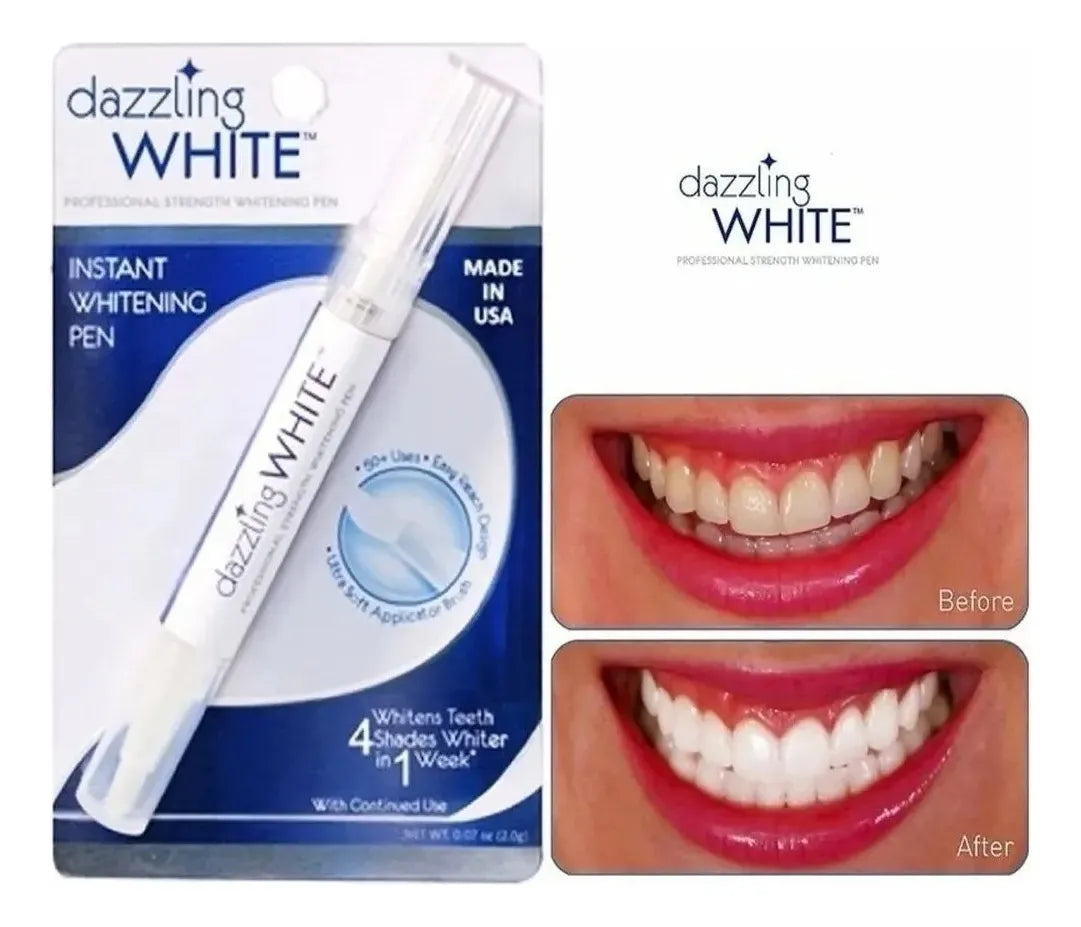 BrightPen™:💎🦷 Blanquea tu Sonrisa Hasta 8 Tonos Más Clara en Casa