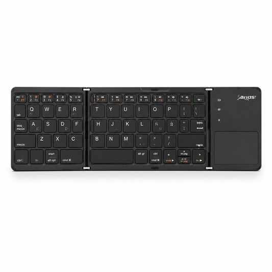 Teclado de Bolsillo Inalámbrico Plegable PC24 — Teclado Compacto con Panel Táctil