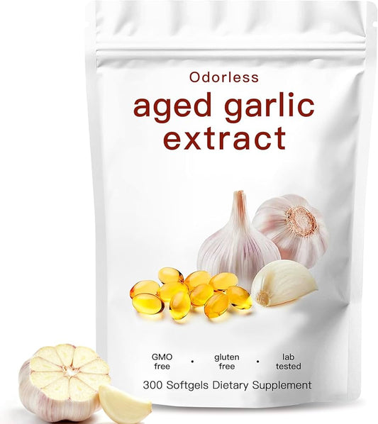 Aged Garlic: colesterol, presion arterial, circulación