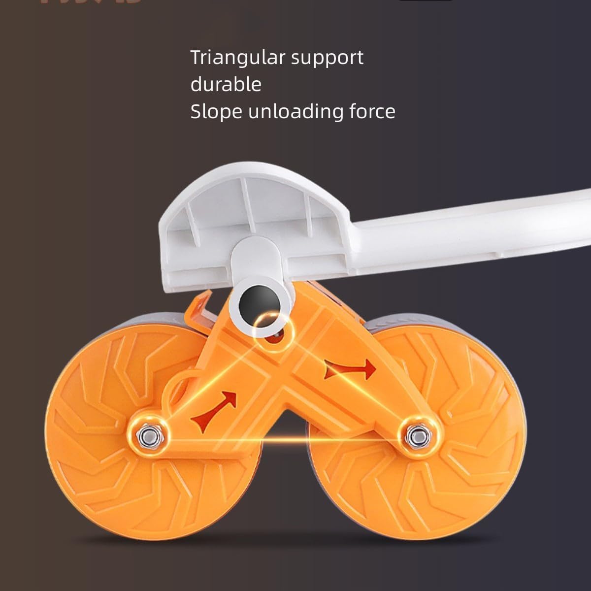 Rueda Abdominal con Doble Rueda y Soporte – Ejercítate con Más Seguridad y Control💪