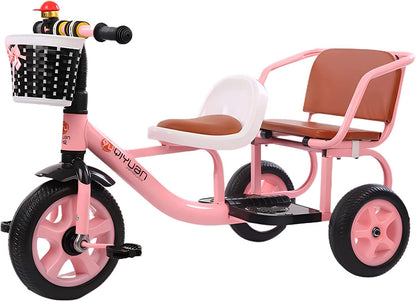 Bicicleta de dos asientos para niños