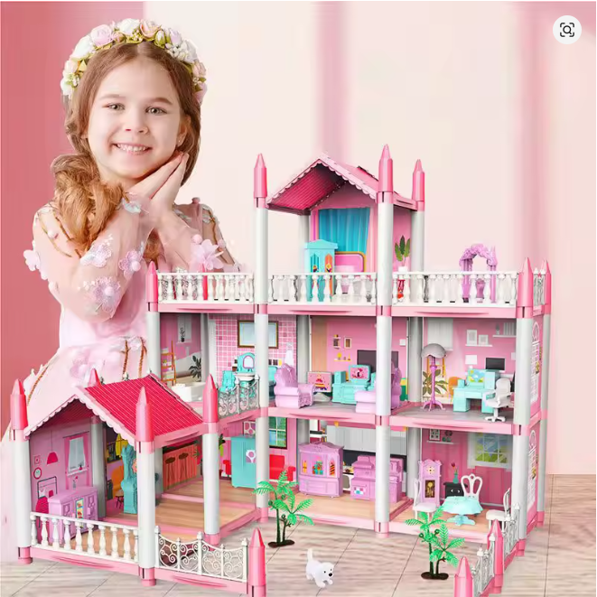 Casa de Muñecas Gigante 4 Pisos