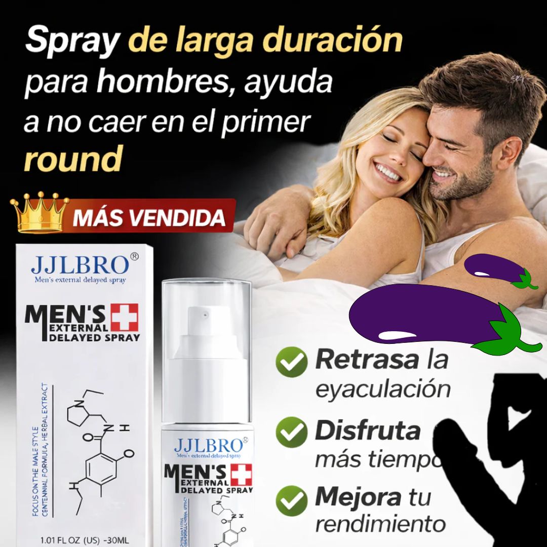 Spray Retardante de Larga Duración | Sorprende a tu pareja, transforma tus encuentros en experiencias inolvidables.