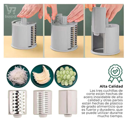 🥗 ChefQuick™: ¡Corta 44 veces con una sola vuelta!