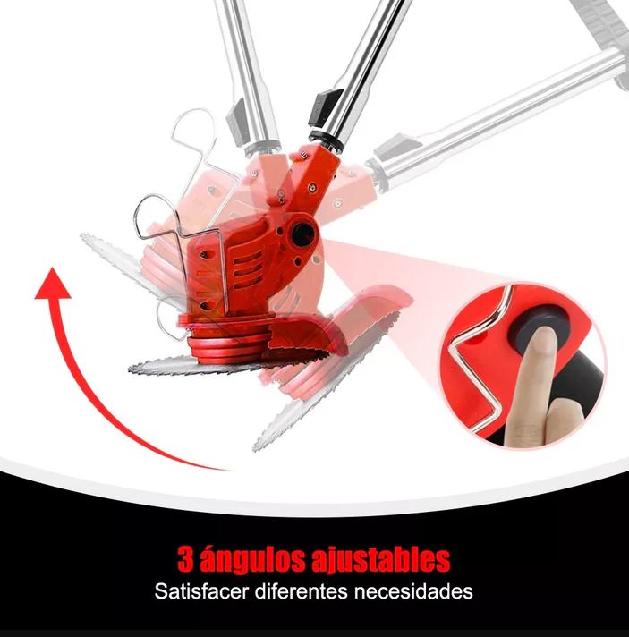 INALAMBRICA! Desbrozadora Eléctrica 3 en 1🌱 Podadora Cortadora Césped
