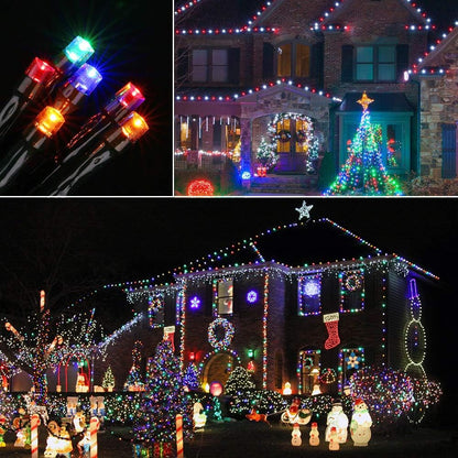 Luces Navideñas Multicolor con Panel Solar – 20 metros🎄✨