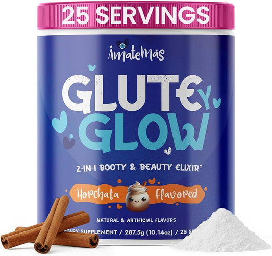 Glute Glow Creatina: volumen muscular femenino