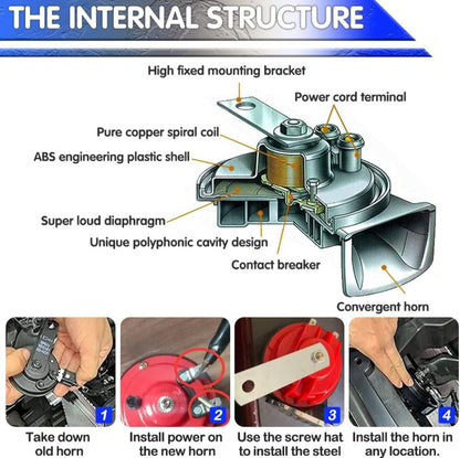 MegaBlast X2 Horn:🔊💥 ¡Hazte escuchar desde cuadras de distancia con esta bocina de 300 dB!