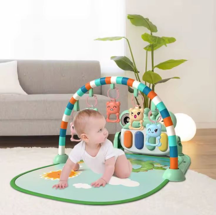 Alfombra Mágica 7 en 1:🎹👣 ¡Tu bebé aprenderá, jugará y crecerá al mismo tiempo!