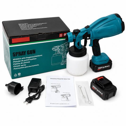 PISTOLA DE  PINTURA INALÁMBRICA 360V MAX