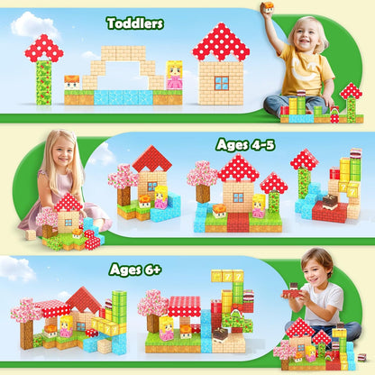 Cubos Magnéticos Creativos – Set de 100 Piezas Inspirado en Minecraft, el regalo perfecto para esta Navidad