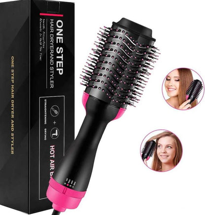 💫 IonGlam™ – Cepillo Alisador 3 en 1: Peina, alisa, calienta