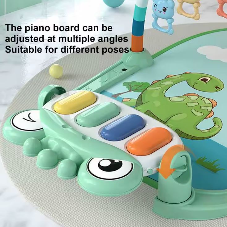 Alfombra Mágica 7 en 1:🎹👣 ¡Tu bebé aprenderá, jugará y crecerá al mismo tiempo!