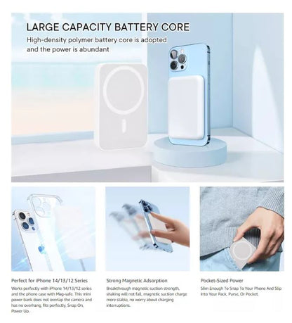 🔋 iGrip Power Bank:🔋✨ ¡Dile adiós a la batería baja donde sea que estés!