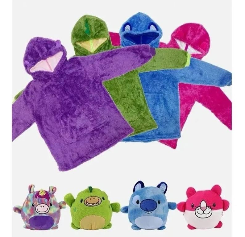 Huggle Pets:¡Del peluche al abrigo en segundos! 🧸✨ Tu hijo siempre abrigado y feliz