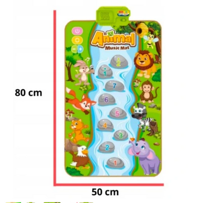 Alfombra Musical Animal: Números y Sonidos para Peques 🎵🦁