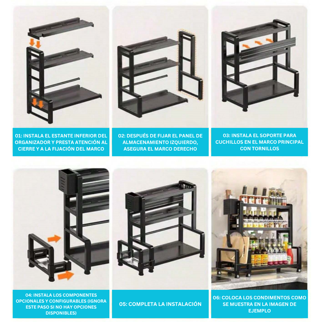 Organizador de cocina™: El toque que tu cocina necesita