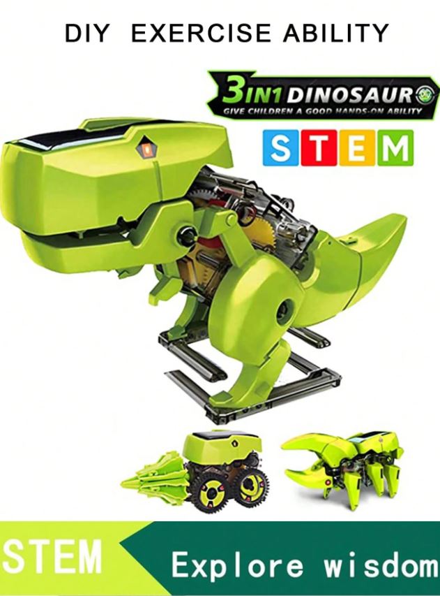 Kit de robótica educativa solar. 3 en 1.