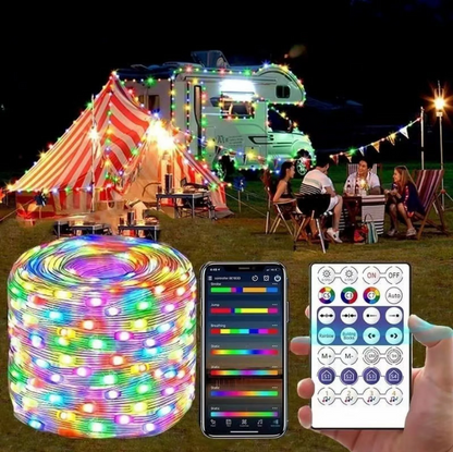 Transforma Tu Hogar con Luces Smart RGB – Música, Colores y Control Total🌈