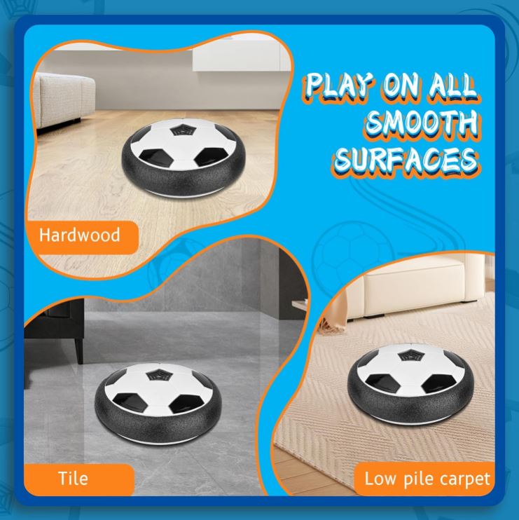 Air Soccer LED™:⚽✨ Diversión activa luces, movimiento y risas aseguradas