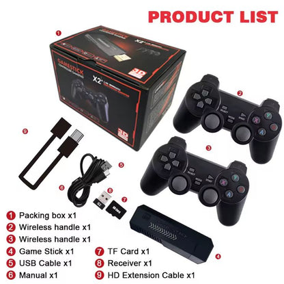 GameBox X2 Pro:🧒👨‍🦳 De Mario Bros a Tekken: revive tu infancia en 4K HD