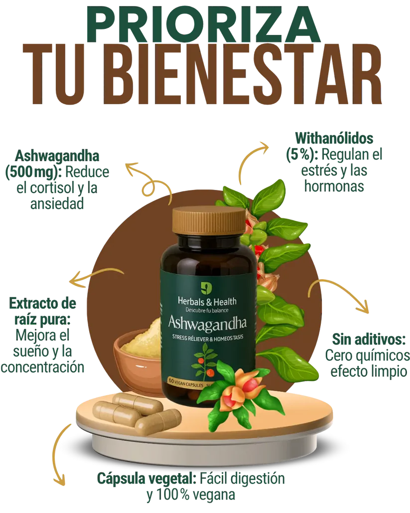 Ashwagandha, Recupera tu calma natural con Ashwagandha 🌱