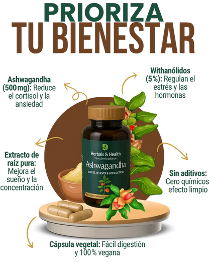 Ashwagandha, Recupera tu calma natural con Ashwagandha 🌱