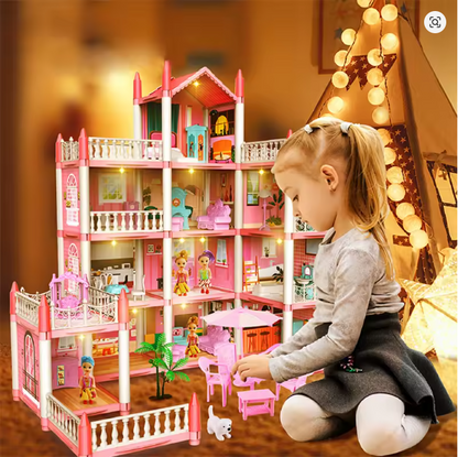 Casa de Muñecas Gigante 4 Pisos