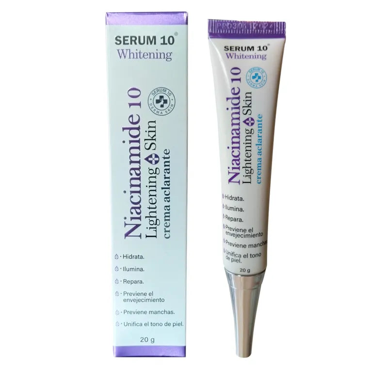 Crema aclarante de niacinamida