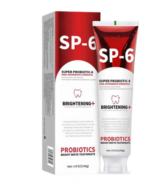 Super Probiotic-6: Dientes amarillos, caries, dientes rotos