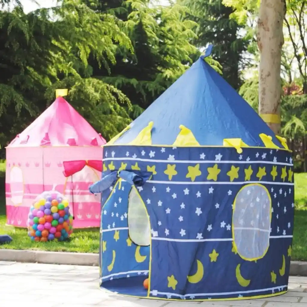 CARPA CASTILLO DE JUEGO 3 PERSONAS PLEGABLE PORTÁTIL PARA NIÑOS Y NIÑAS