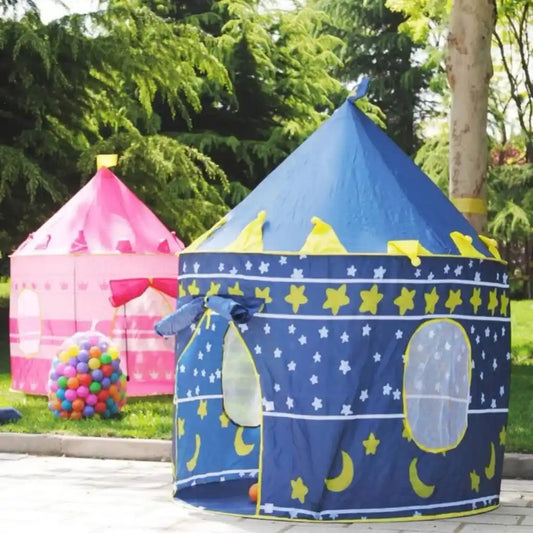 CARPA CASTILLO DE JUEGO 3 PERSONAS PLEGABLE PORTÁTIL PARA NIÑOS Y NIÑAS