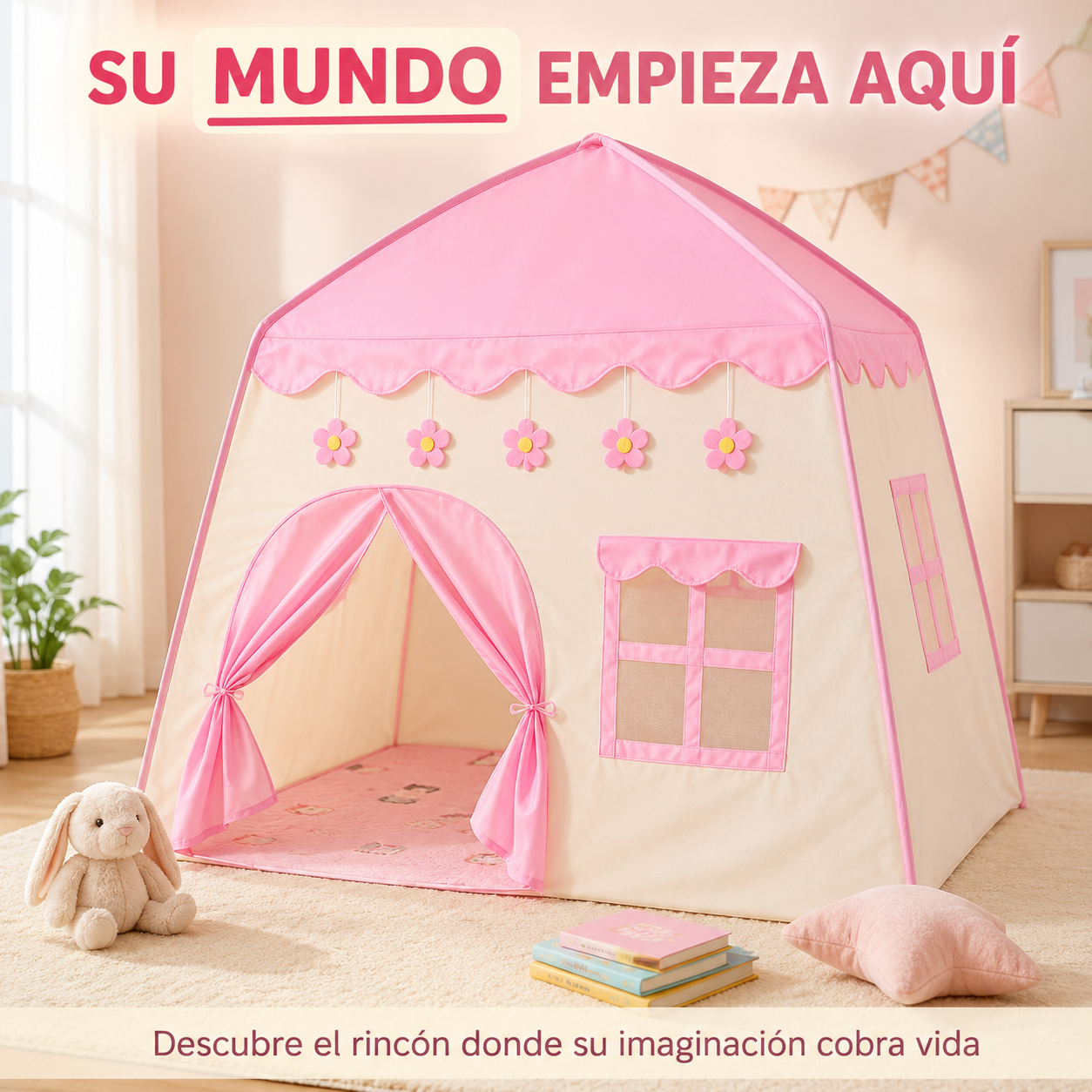 Carpa Casita Infantil Plegable — Su rincón para imaginar y jugar