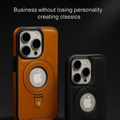 MagnoCase™: Funda de cuero de alta gama para Iphone 🧲🔥