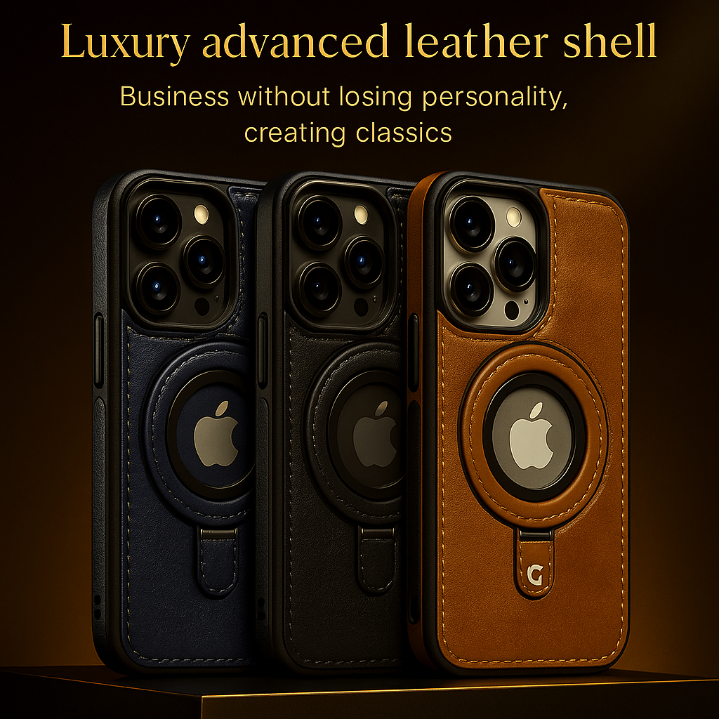 MagnoCase™: Funda de cuero de alta gama para Iphone 🧲🔥
