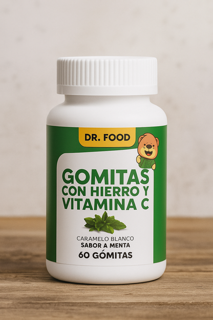 Gomitas con hierro y vitamina c