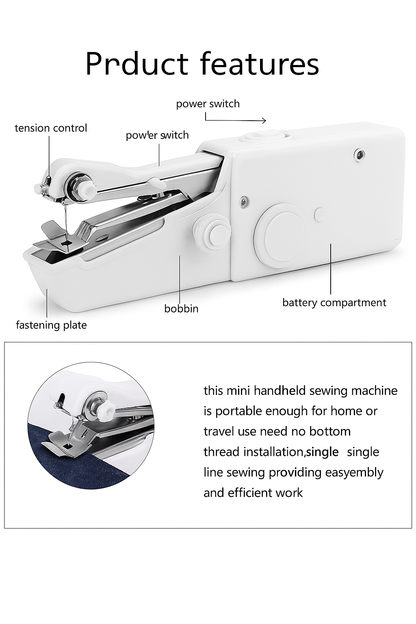 Maquina de coser portatil