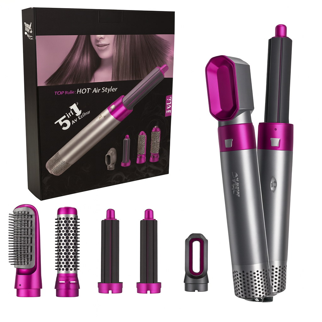 Cepillo secador de cabello 5 en 1