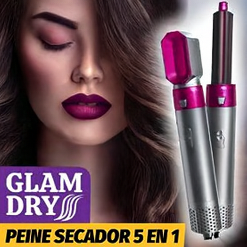 Cepillo secador de cabello 5 en 1