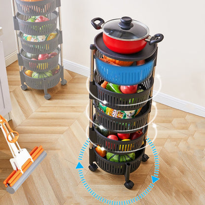 Organizador de acero mutifuncional de 5 niveles