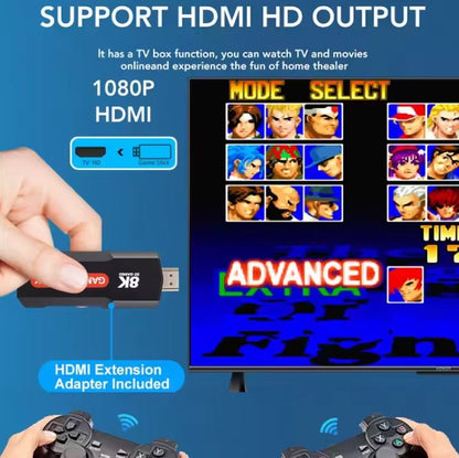 GameBox X2 Pro:🧒👨‍🦳 De Mario Bros a Tekken: revive tu infancia en 4K HD