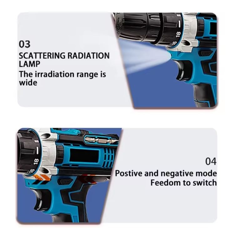 TurboFix Pro Kit:⚙️ Taladra, atornilla y crea sin límites con doble batería de larga duración🧰⚡